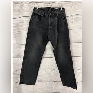 Lucky Brand Men's Black Washed Straight Jeans 221 original size 36X30